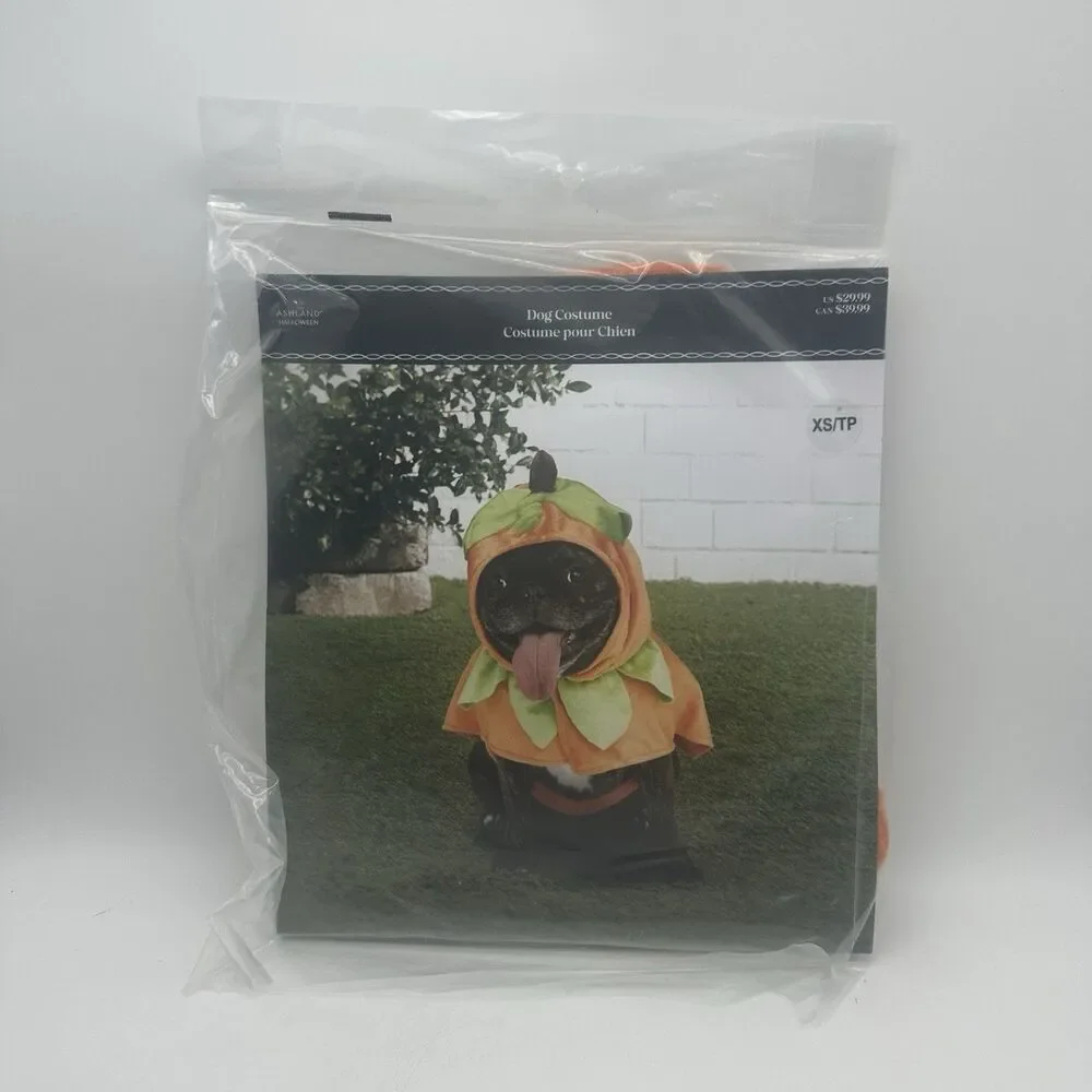 Ashland Halloween Dog Costume Pumpkin Pet Costume Size XS New